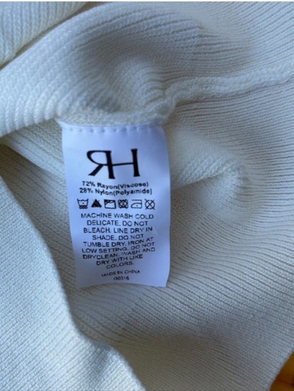 RIHOAS Cream Beaded-Strap Knit Crop Top - Picture 8 of 8